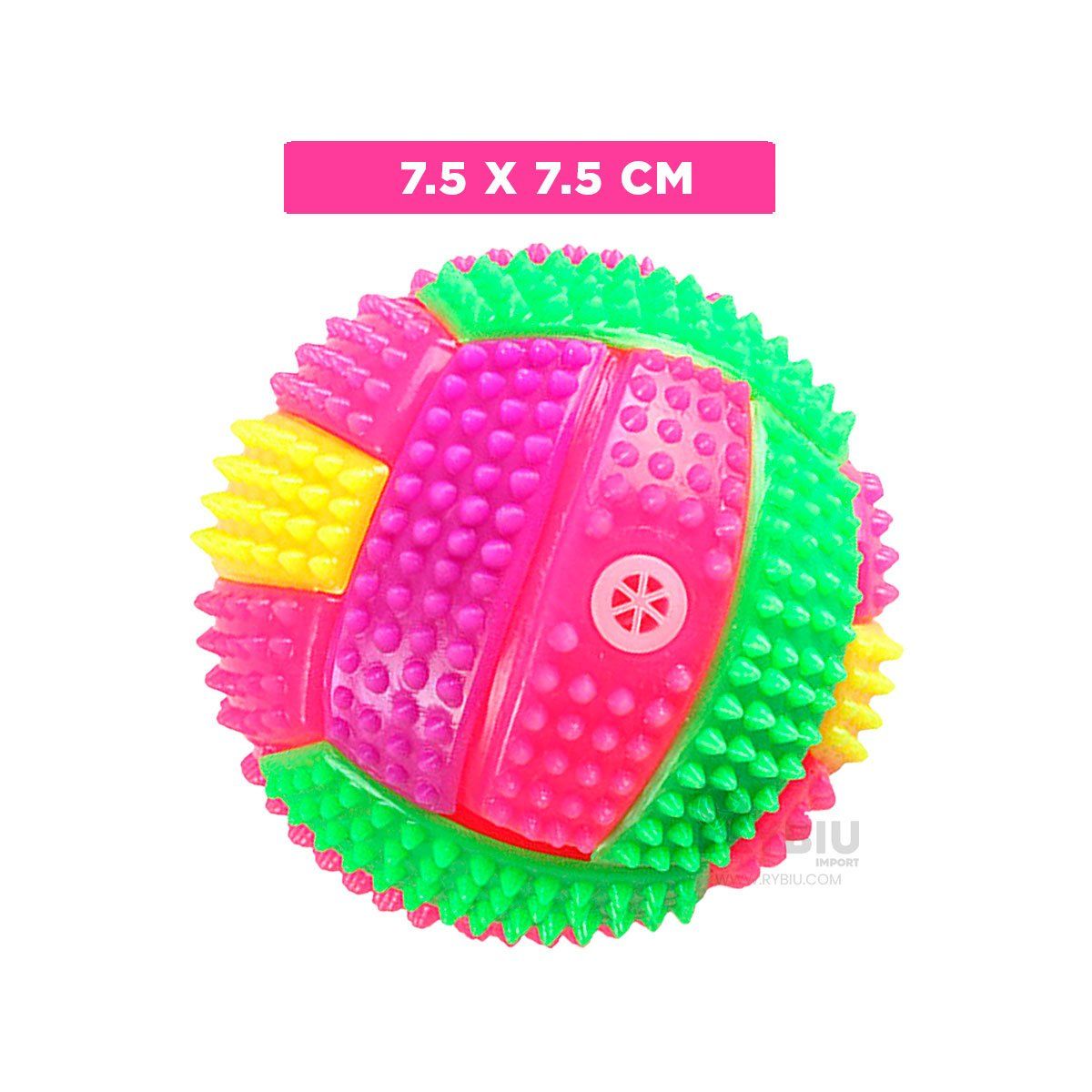 RYBIU IMPORT - Pelota para Perros Divertidos Rosado Y+Regalo Agendita
