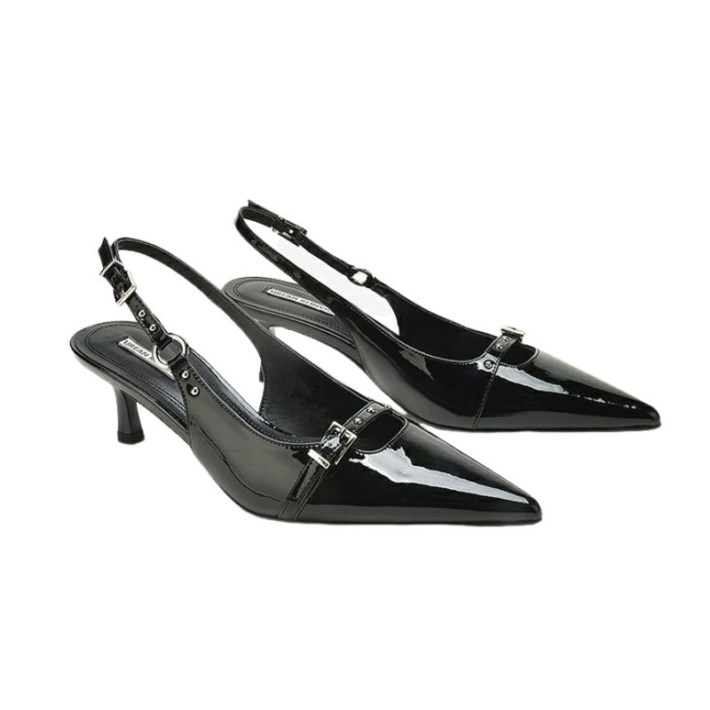 BLWOENS - Zapatos Tacones altos femeninos en verano - Negro_.
