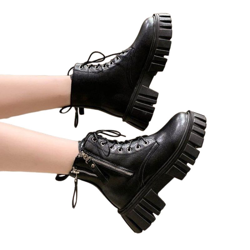 BLWOENS - Zapatos Botas de Martín para mujeres - Negro
