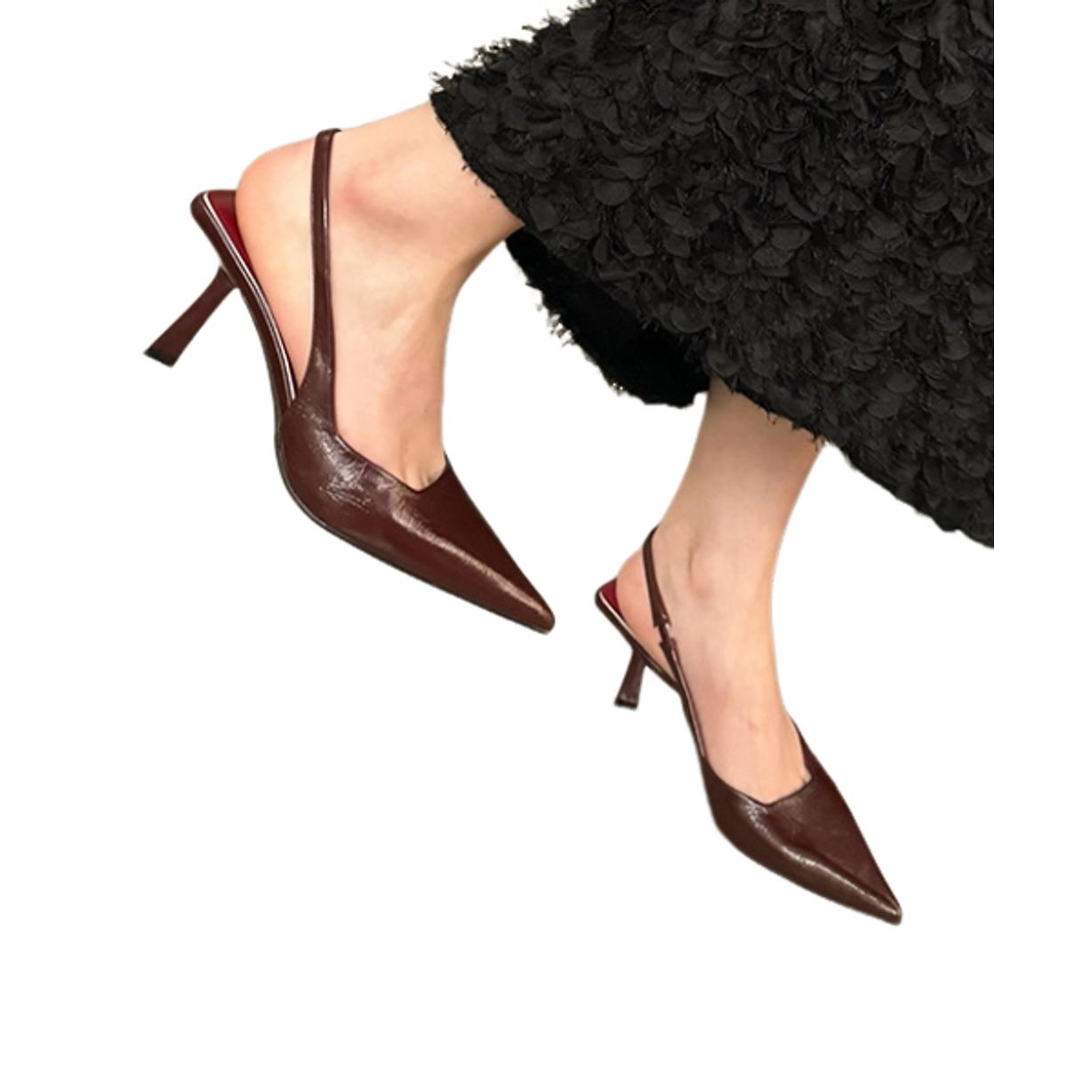 BLWOENS - Zapatos Tacones altos femeninos en verano - Rojo_.