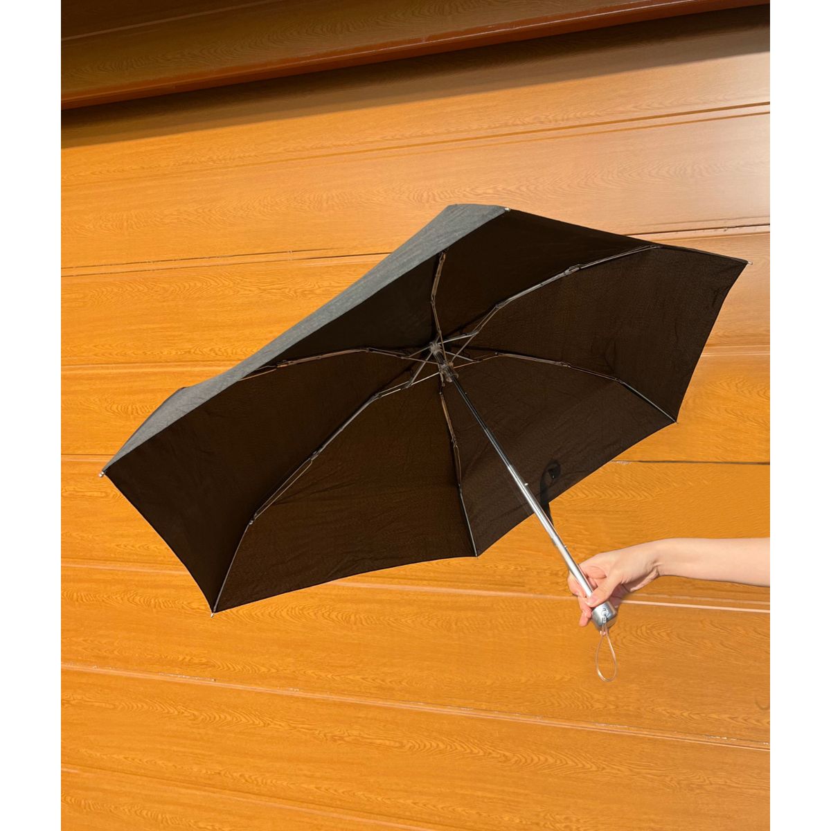 GENERICO - Sombrilla Plegable para Viajes - Negro