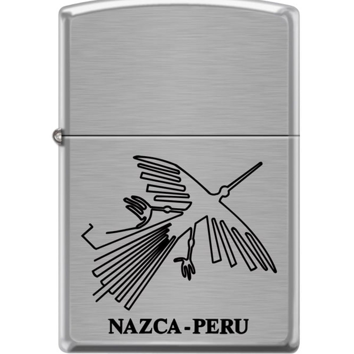 ZIPPO - Encendedor Zippo Brushed Perú Nazca Colibri