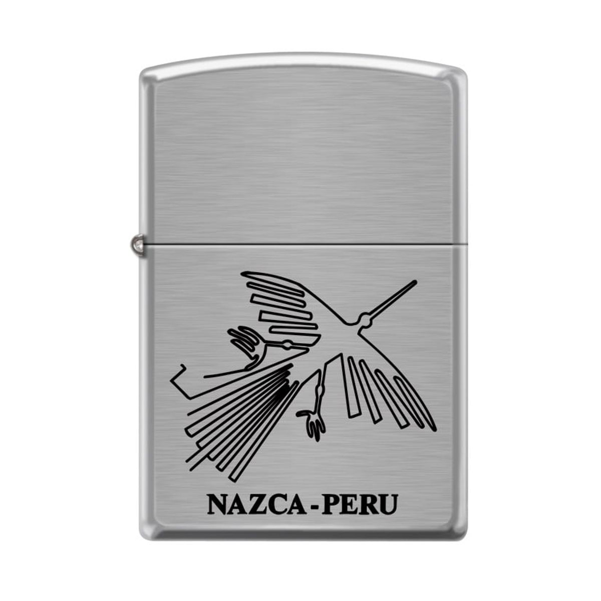 ZIPPO - Encendedor Zippo Brushed Perú Nazca Colibri