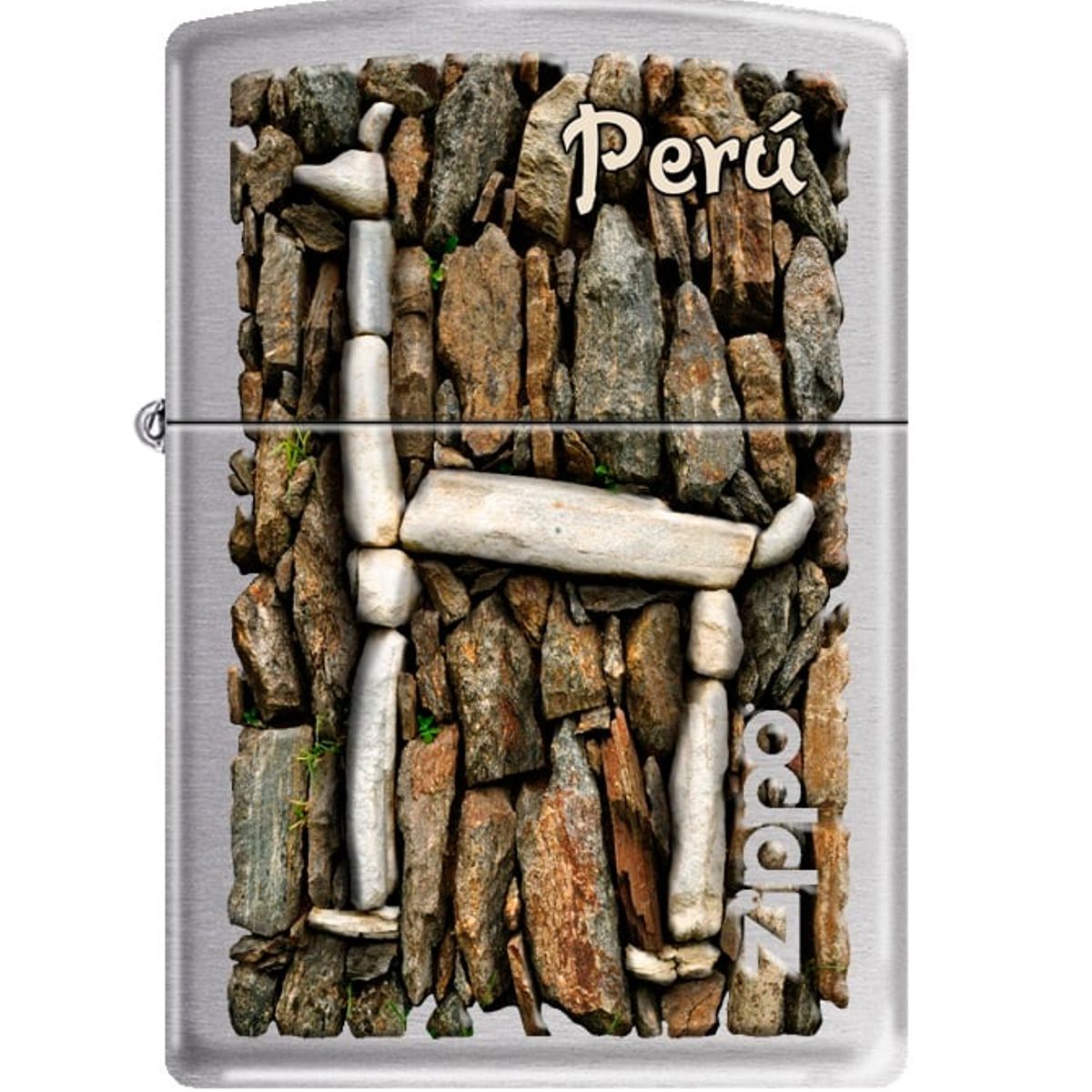 ZIPPO - Encendedor Zippo Brushed Choquequirao Llama Tallado