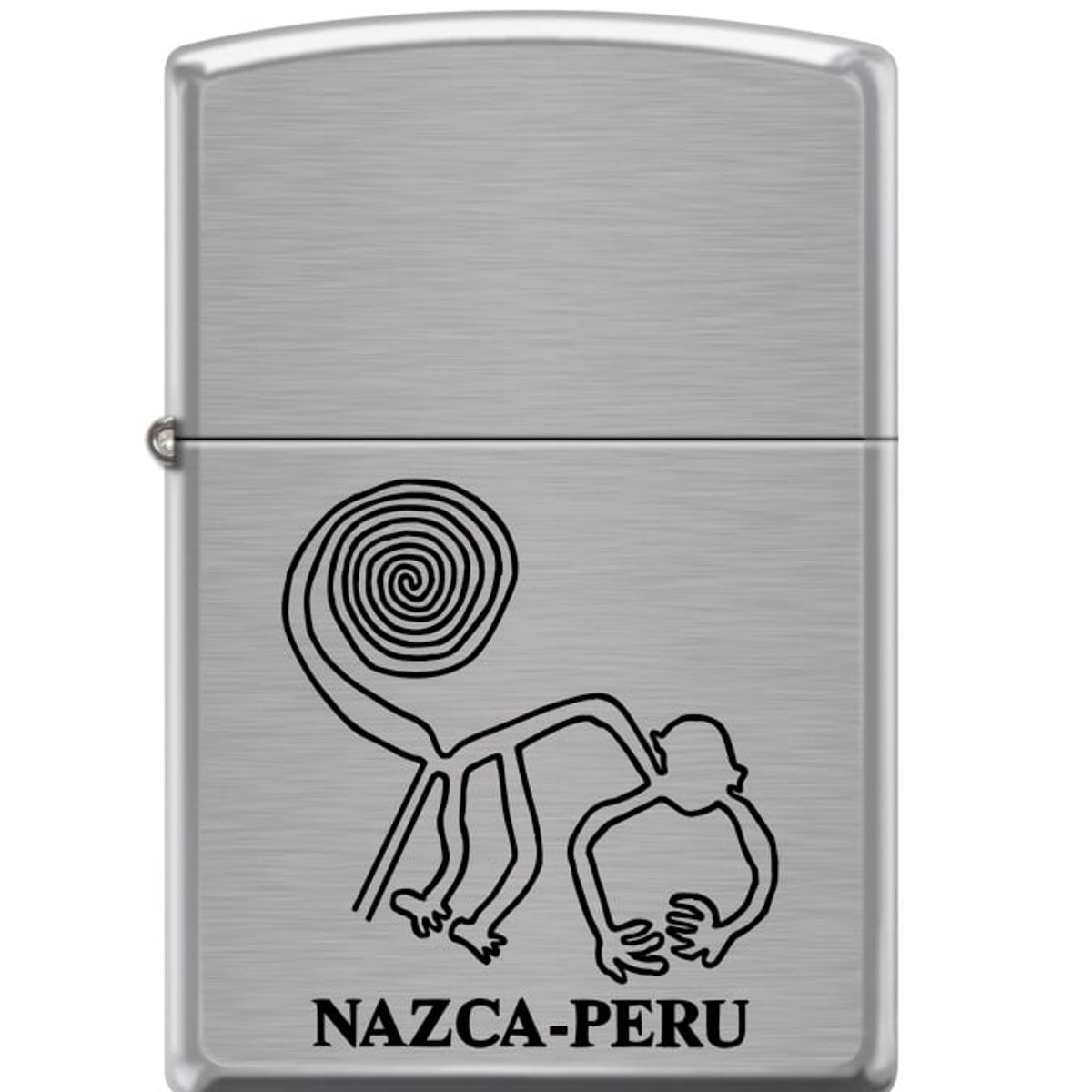 ZIPPO - Encendedor Zippo Brushed Perú Nazca Mono