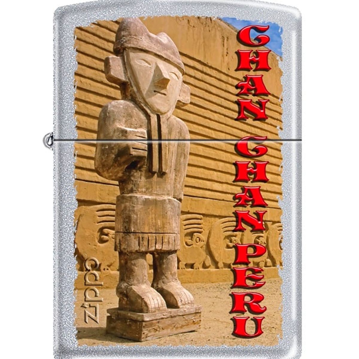 ZIPPO - Encendedor Zippo Satin Peru Chan Chan