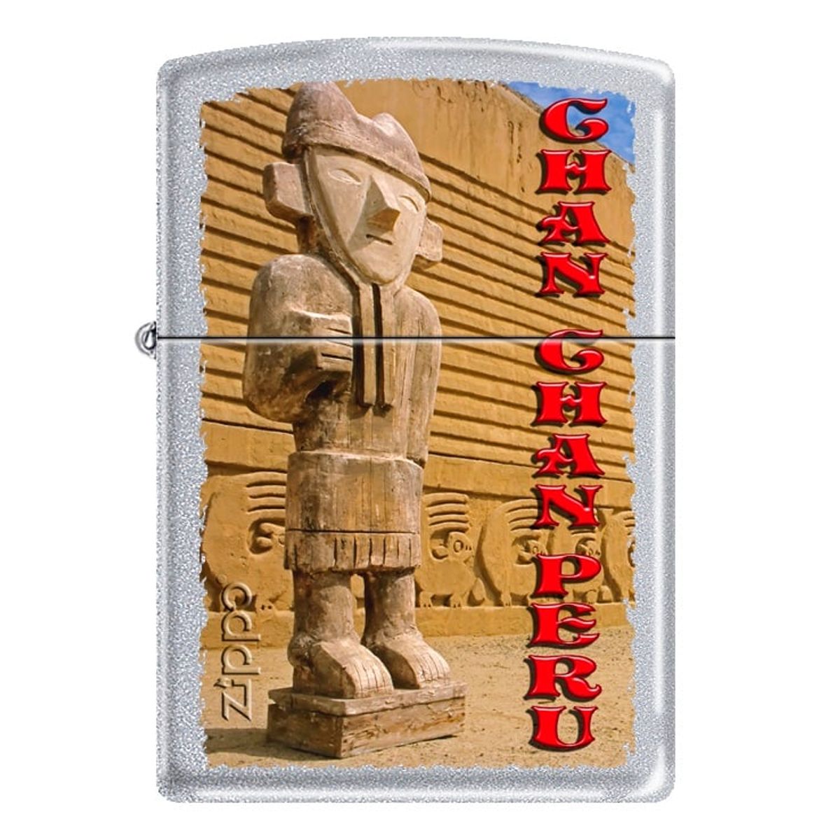 ZIPPO - Encendedor Zippo Satin Peru Chan Chan