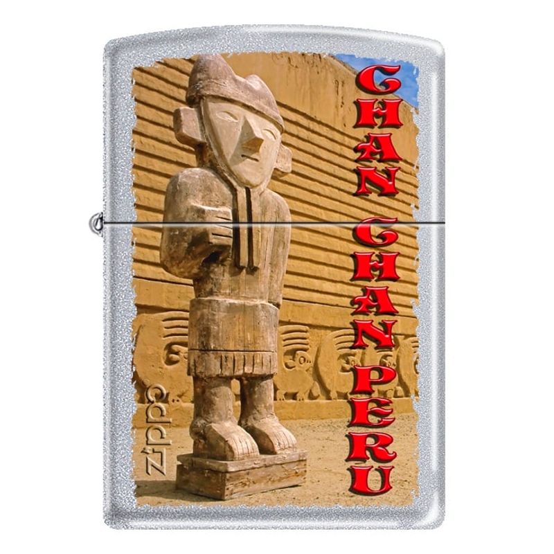 ZIPPO - Encendedor Zippo Satin Peru Chan Chan