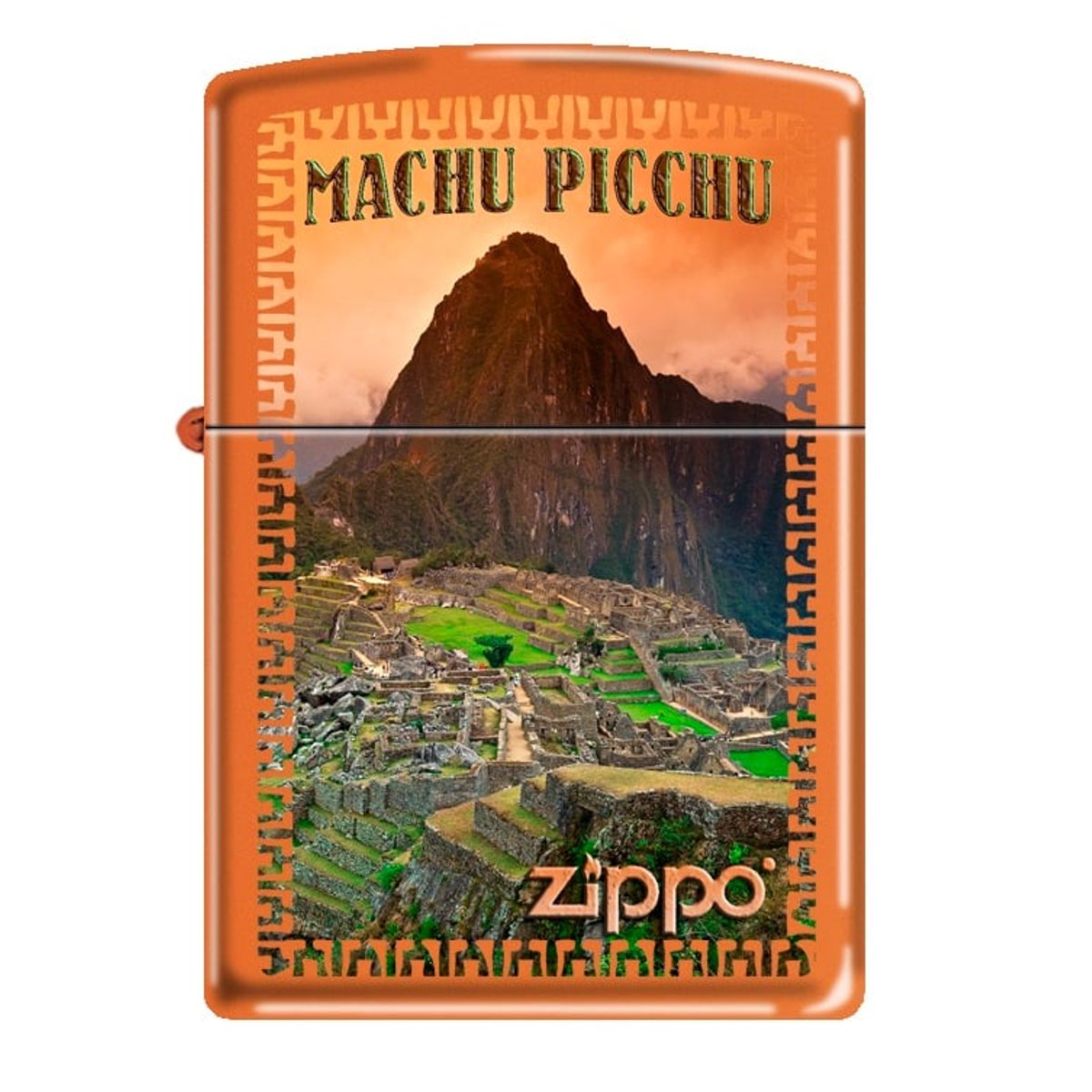 ZIPPO - Encendedor Zippo Orange Matte Machu Picchu