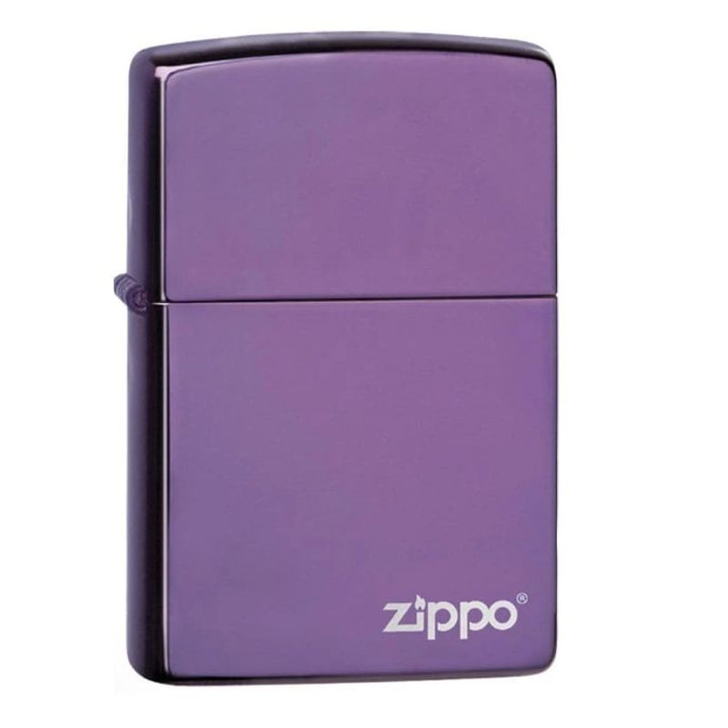 ZIPPO - Encendedor Zippo Classic High Polish Purple Zippo Logo