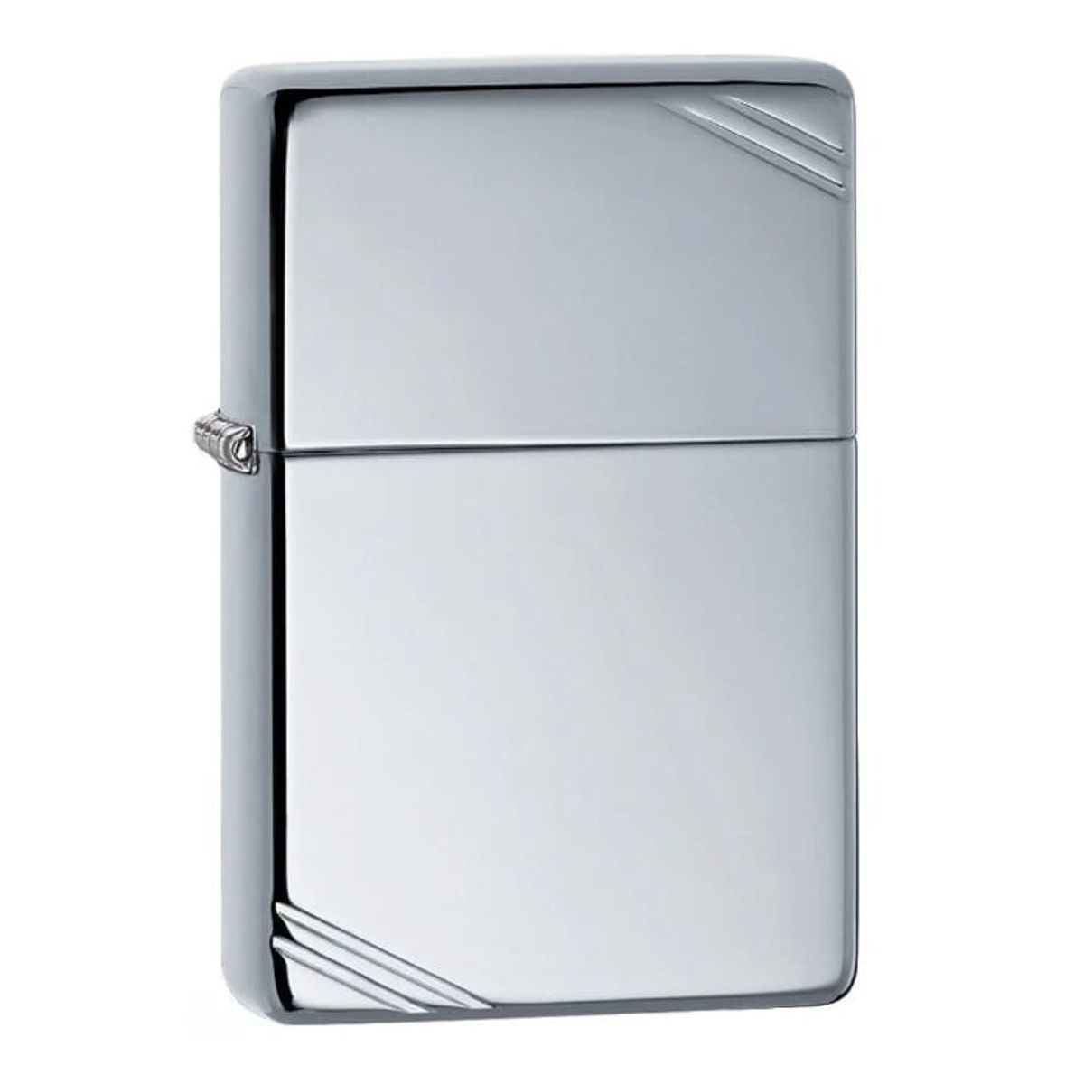 ZIPPO - Encendedor Zippo High Polish Chrome Vintage with Slashes