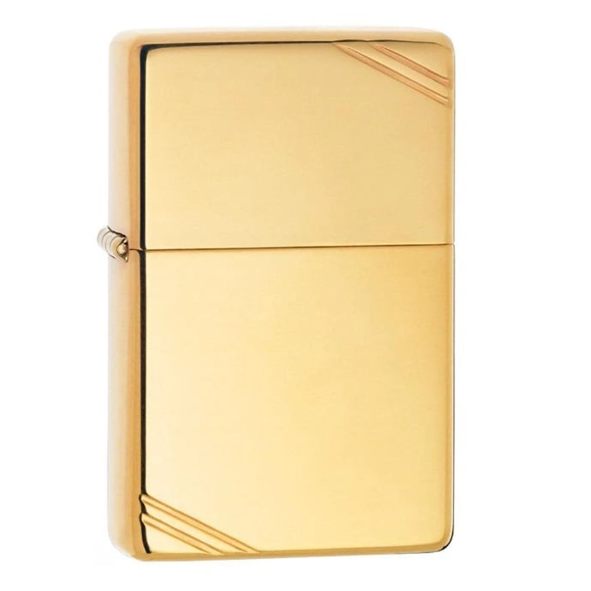 ZIPPO - Encendedor Zippo High Polish Brass Vintage with Slashes