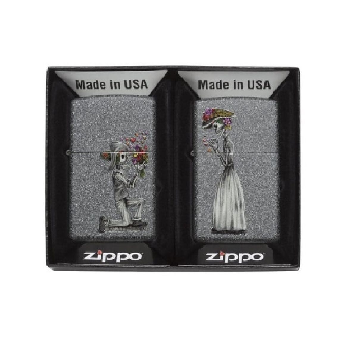 ZIPPO - Encendedor Zippo Iron Stone Couple