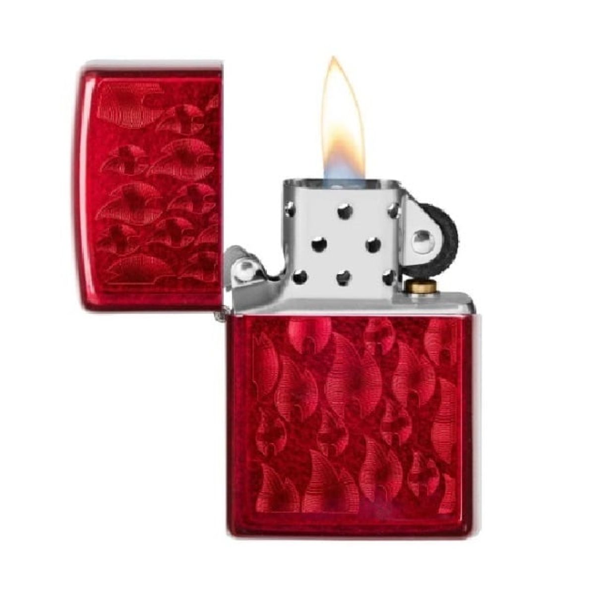 ZIPPO - Encendedor Zippo Iced Candy Apple Red Flame Design