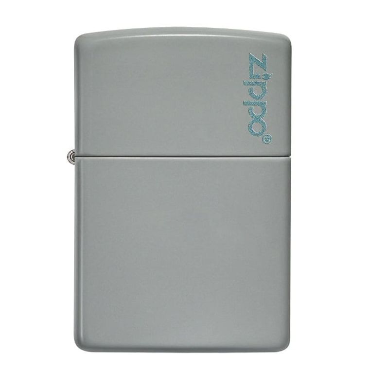 ZIPPO - Encendedor Zippo Flat Grey Zippo Logo