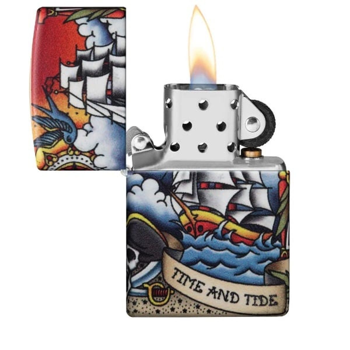 ZIPPO - Encendedor Zippo Nautical Tattoo Design