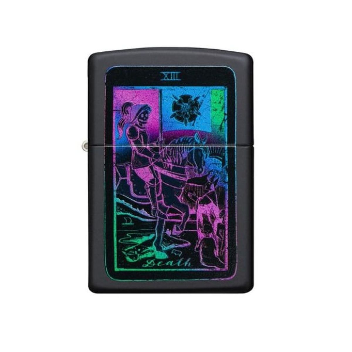 ZIPPO - Encendedor Zippo Black Light Tarot Card Design