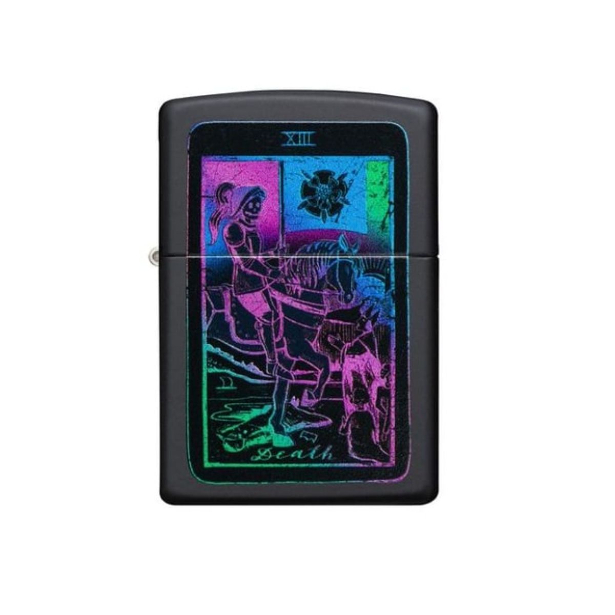 ZIPPO - Encendedor Zippo Black Light Tarot Card Design