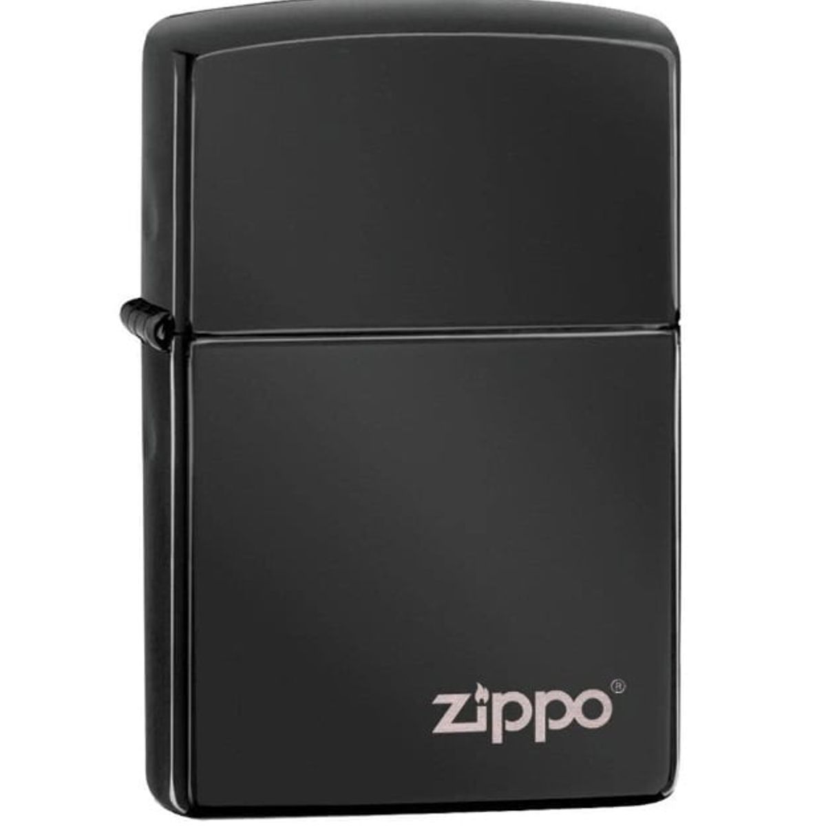 ZIPPO - Encendedor Zippo Classic High Polish Black Zippo Logo
