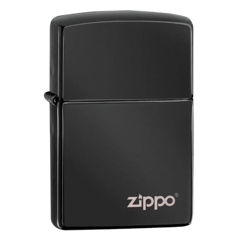 ZIPPO - Encendedor Zippo Classic High Polish Black Zippo Logo