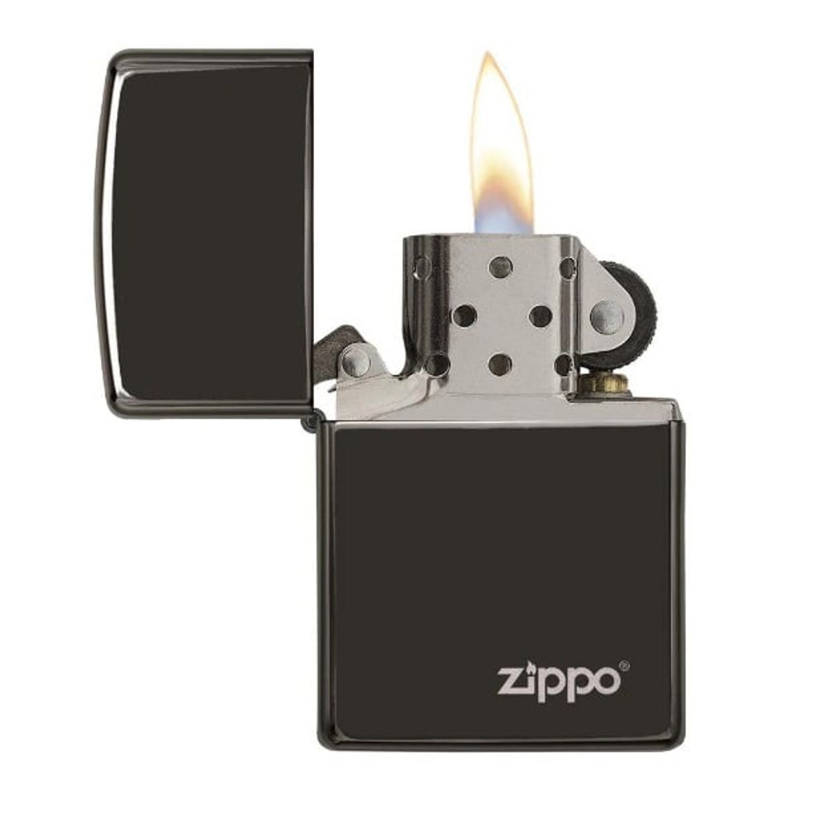 ZIPPO - Encendedor Zippo Classic High Polish Black Zippo Logo