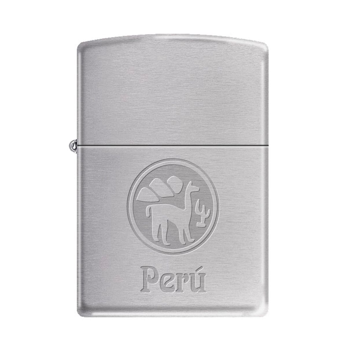 ZIPPO - Encendedor Zippo Brushed Perú Llama