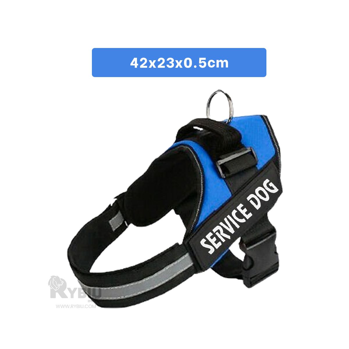 RYBIU IMPORT - Pechera Canina en Tono Azul Y+Regalo Ligas para Peinar