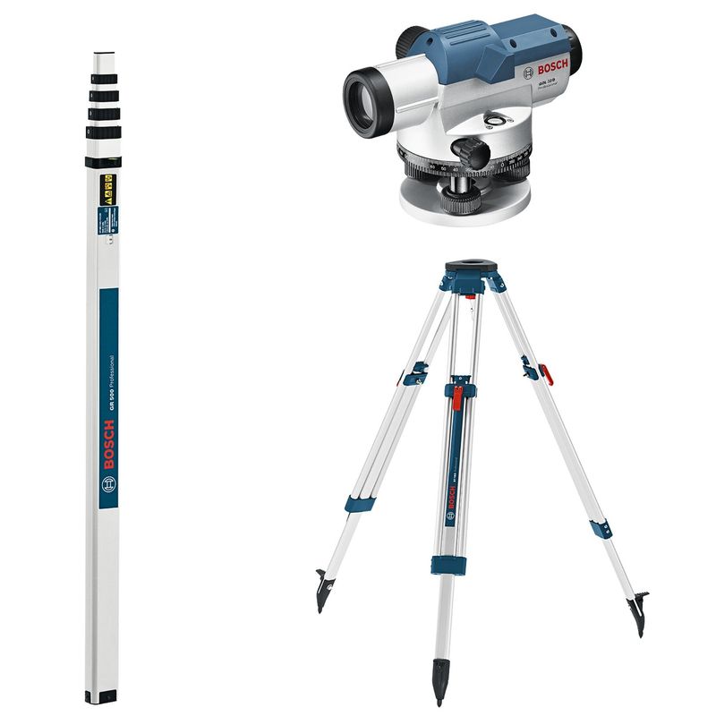 BOSCH - Combo Nivel óptico GOL 32 D +Trípode BT 160 +Regla Medición 5m Bosch