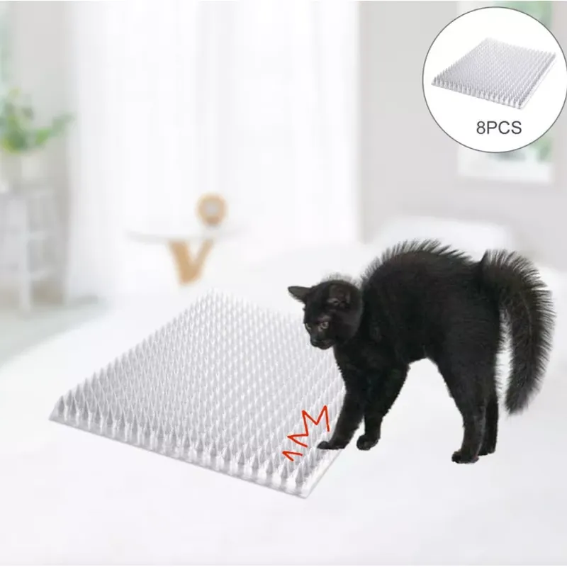 GENERICO - PACK X4 ALFOMBRILLA CON PÚAS PARA GATOS 33.8 X 42 CM