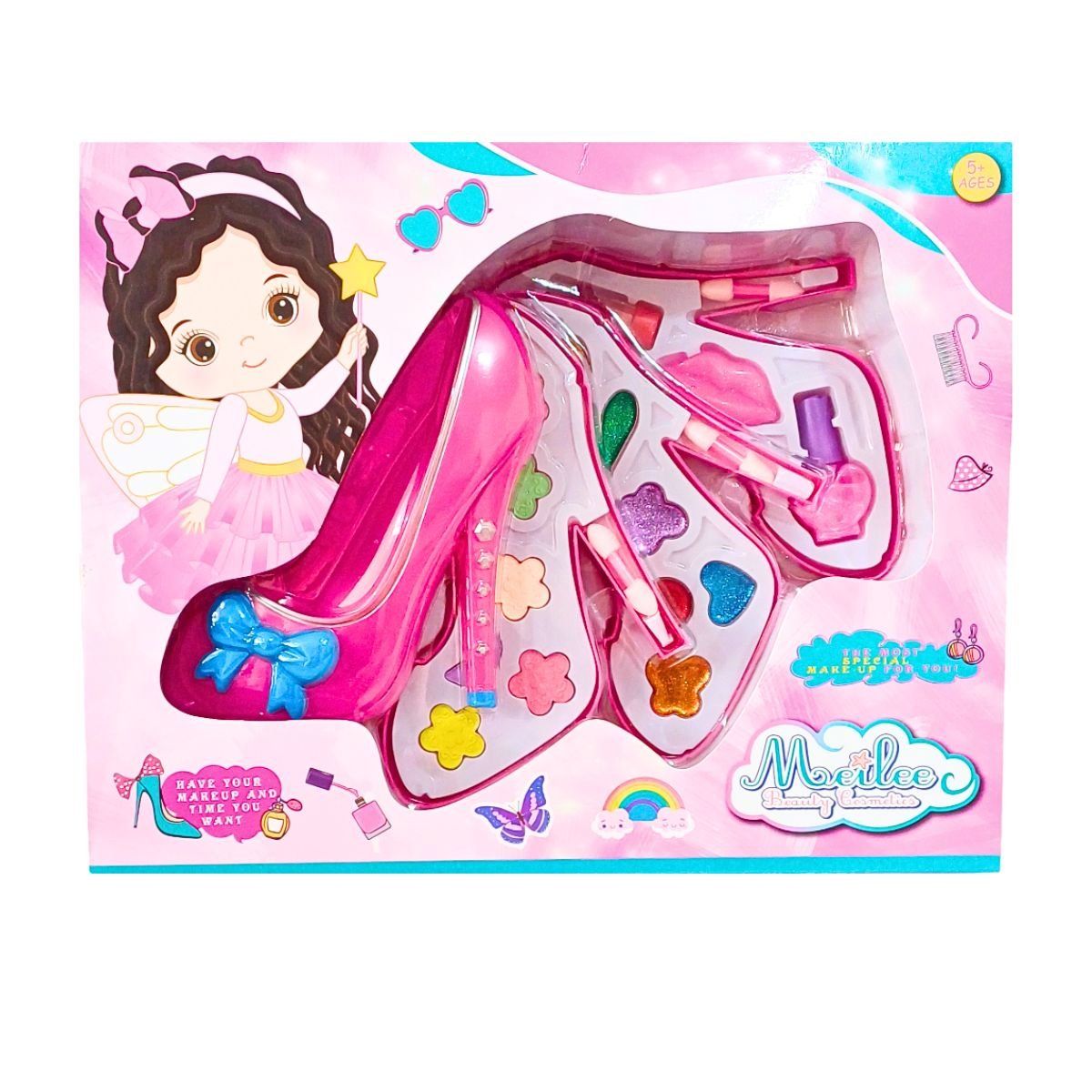 GENERICO - Juguete De Maquillaje Real Para Niñas Modelo Tacones