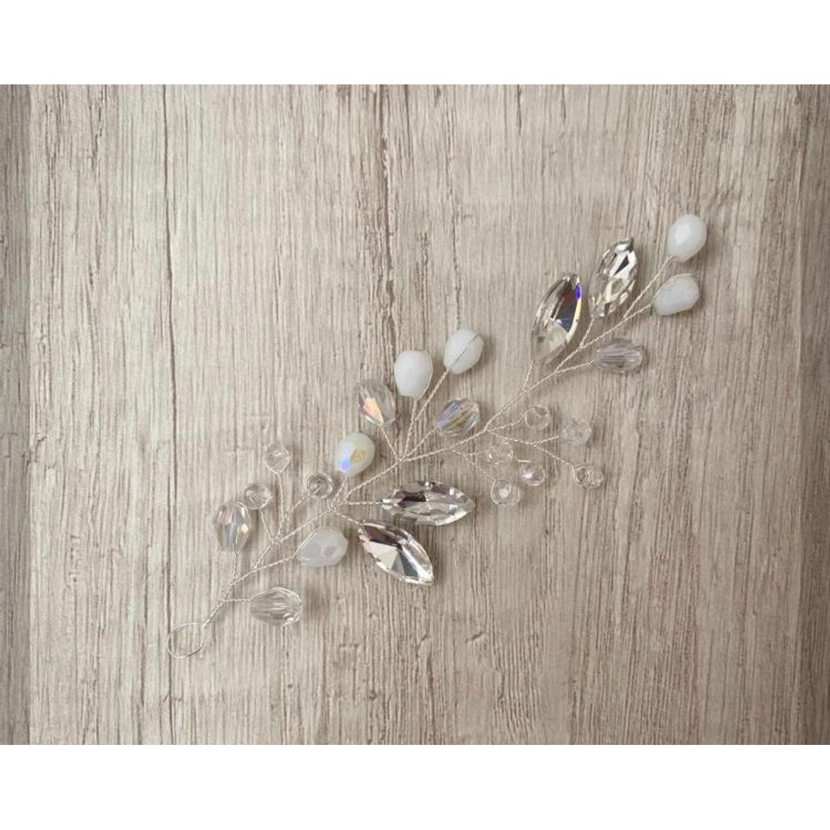 ANADE HANDMADE - TOCADO TIARA ACCESORIO PARA NOVIA