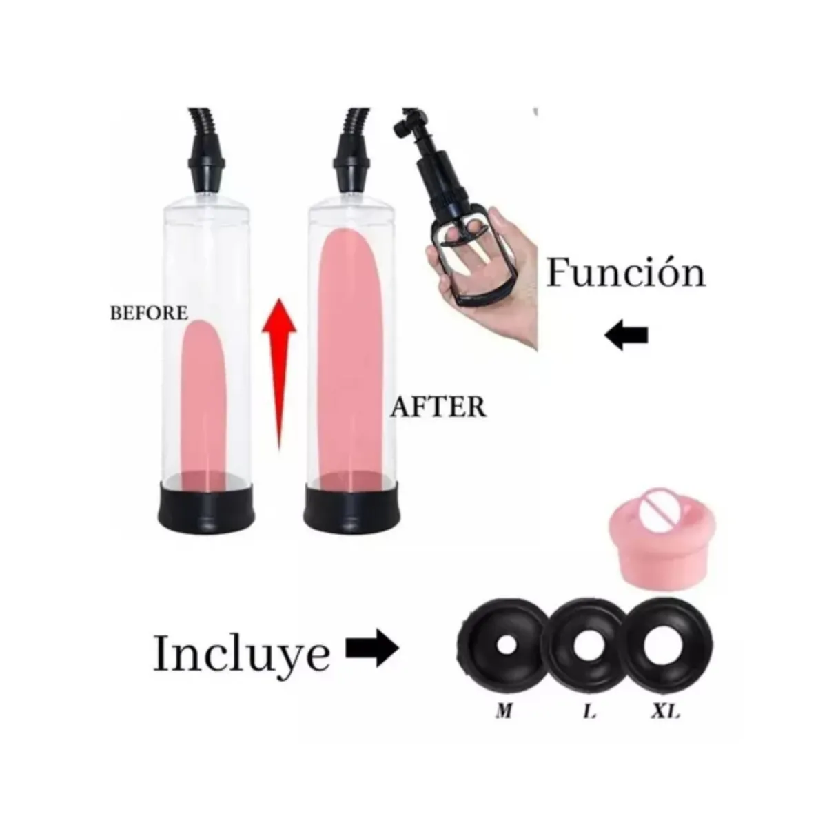 GENERICO - BOMBA AL VACIO PARA AGRANDAR 4 REPUESTOS