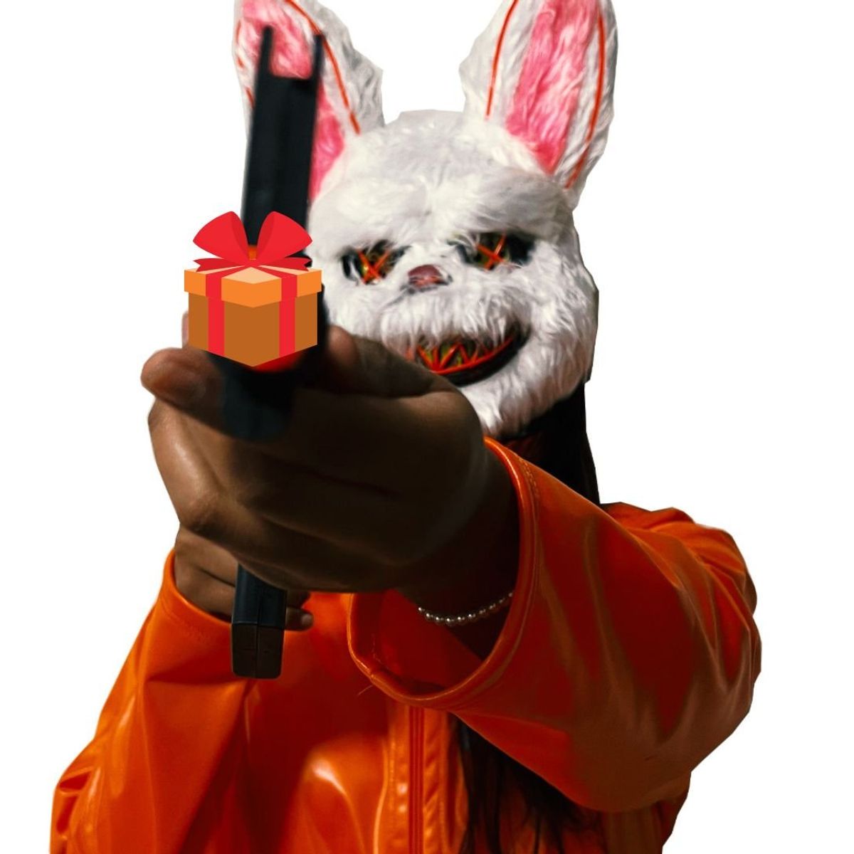 GENERICO - Disfraz Genérico Preso Coneja para Adulto Talla M