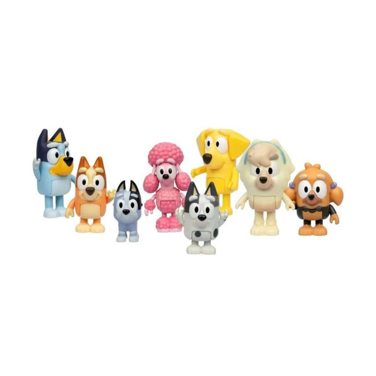 BLUEY - Pack 8 Figuras Bluey Amigos De Vecindario