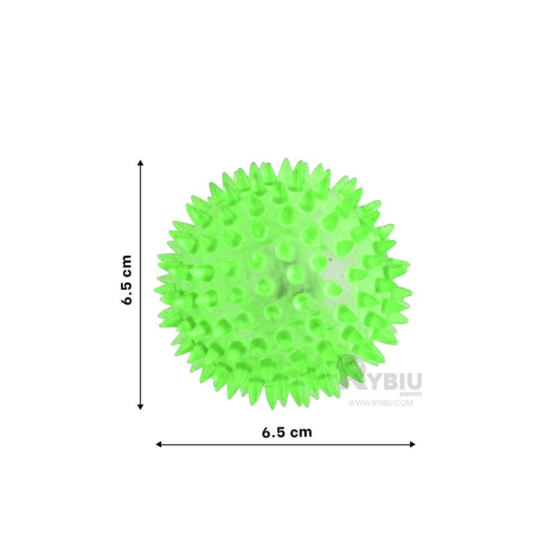 GENERICO - Conjunto de Balones de Puas de Perro Verde Y+Ligas de Regalo