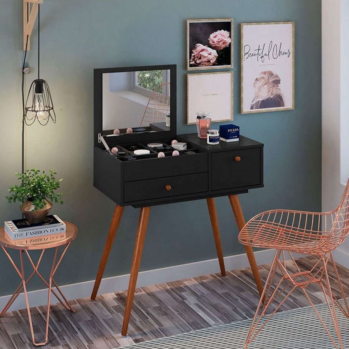 73 EXPERIENCE - Tocador Braik Color Negro 73 Experience