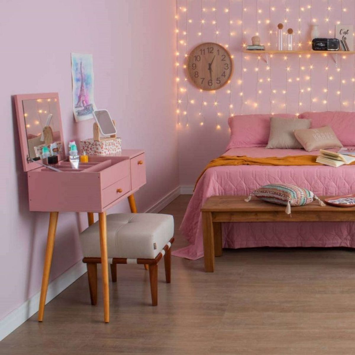 73 EXPERIENCE - Tocador Cristal Color Rosado 73 Experience