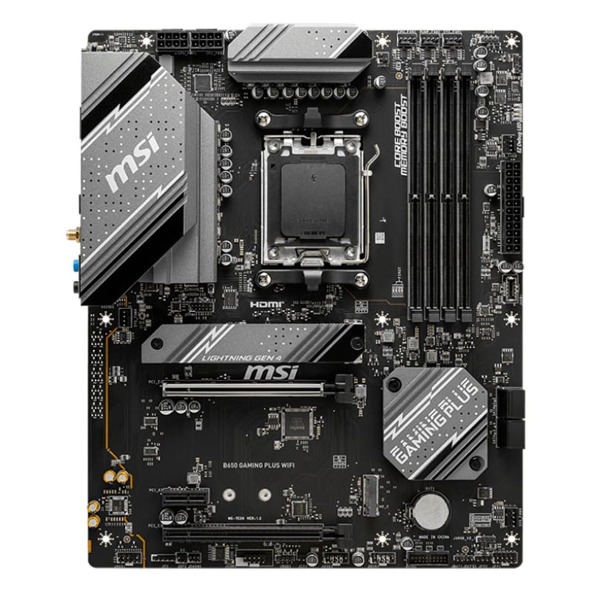 MSI - MOTHERBOARD MSI B650 GAMING PLUS WIFI CHIPSET AMD B650 SOCKET AMD AM5