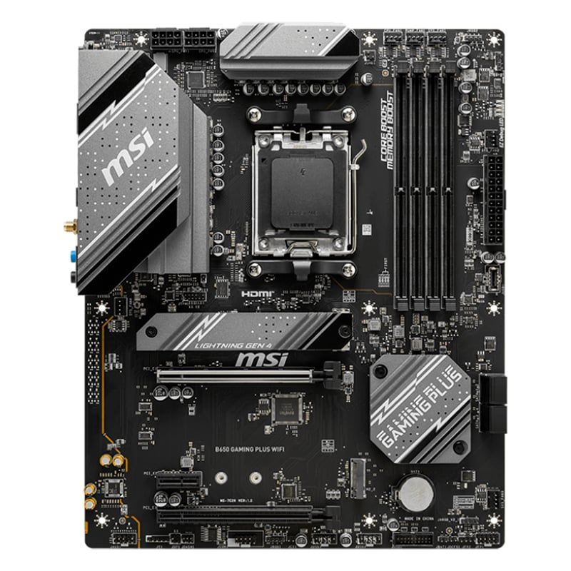 MSI - MOTHERBOARD MSI B650 GAMING PLUS WIFI CHIPSET AMD B650 SOCKET AMD AM5