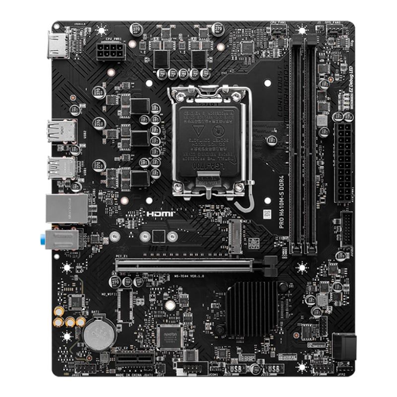MSI - MOTHERBOARD MSI PRO H610M-S DDR4 CHIPSET INTEL H610 LGA1700