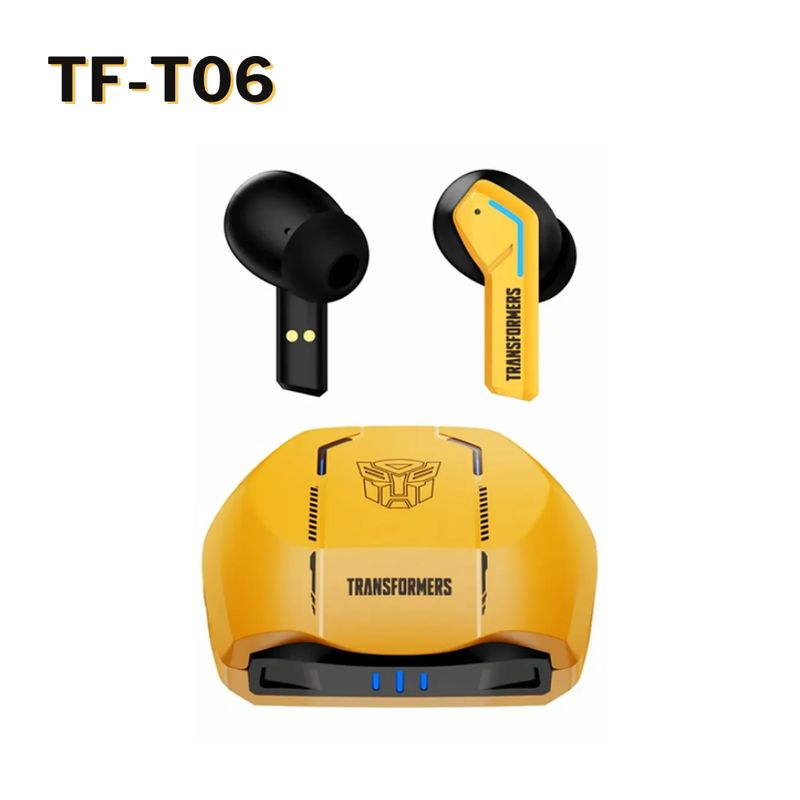 TRANSFORMERS - Transformers BumbleBee TF-T06 Audífono BT 5.3 Sonido Inmersivo - BKY