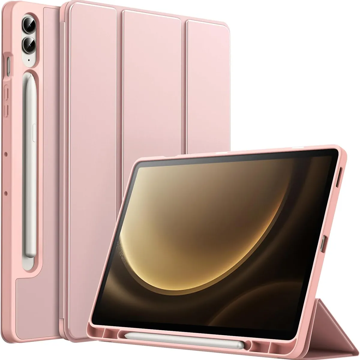 GENERICO - Case funda Samsung Galaxy Tab S9 FE+ Plus Tab S9+ Plus S7 FE 12,4