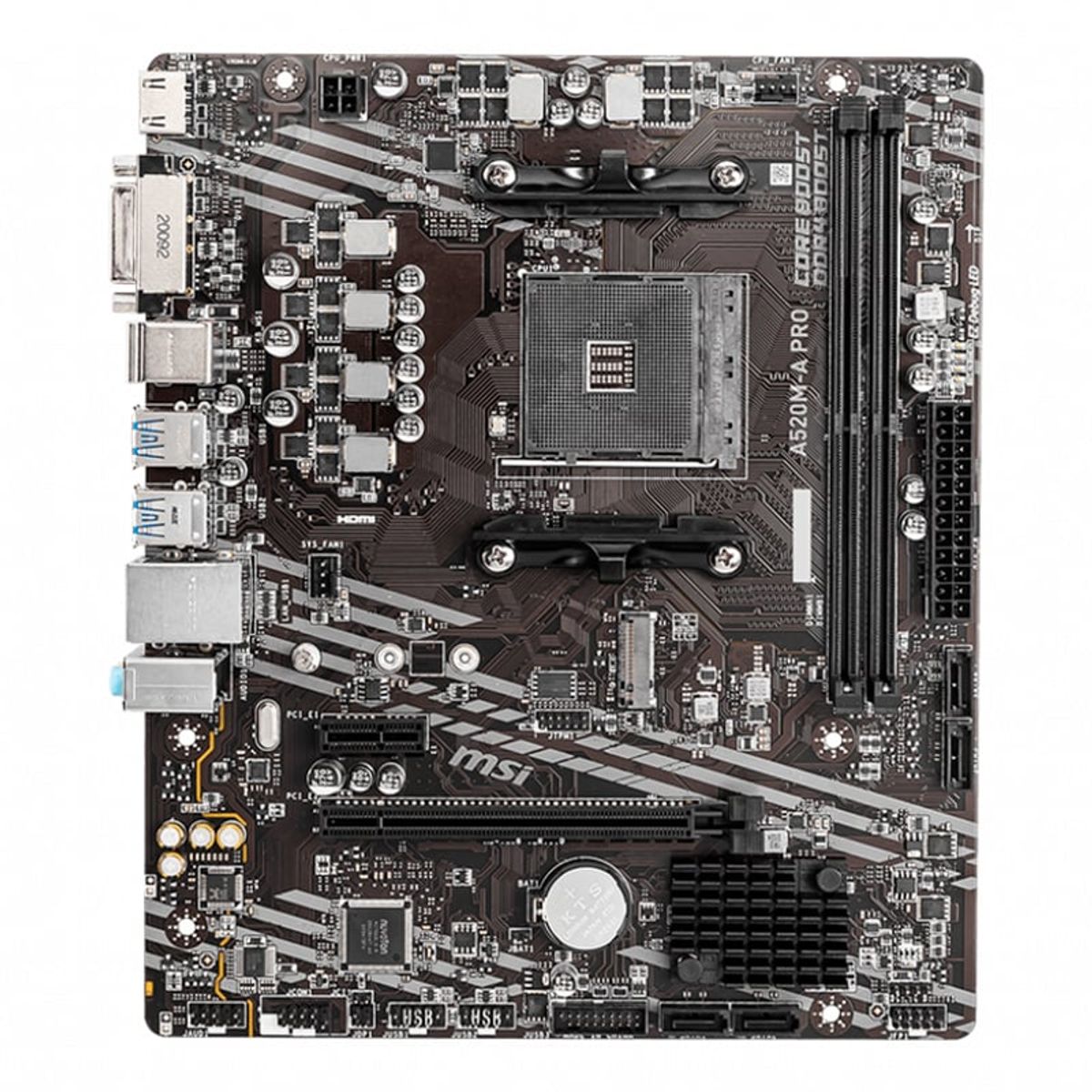 MSI - MOTHERBOARD MSI A520M-A PRO CHIPSET AMD A520 SOCKET AMD AM4