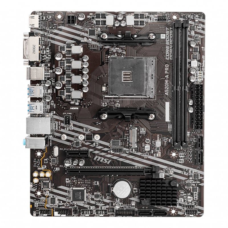 MSI - MOTHERBOARD MSI A520M-A PRO CHIPSET AMD A520 SOCKET AMD AM4