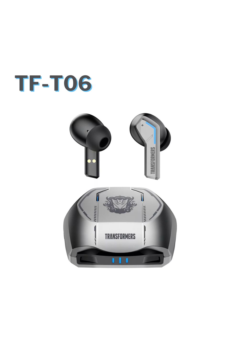 Transformers Decepticon TF-T06 Audífono BT 5.3 Sonido Inmersivo