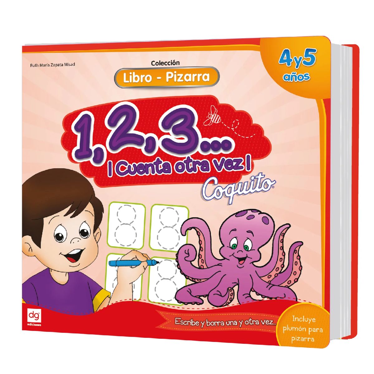 EDICIONES COQUITO - Libro Pizarra  Coquito 123...¡Cuenta Otra Vez!