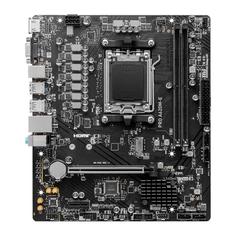 MSI - MOTHERBOARD MSI PRO A620M-E CHIPSET AMD A620 SOCKET AM5