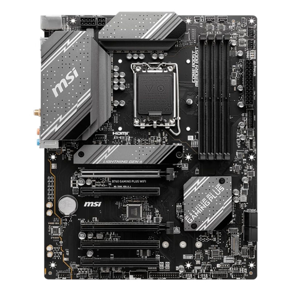 MSI - MOTHERBOARD MSI B760 GAMING PLUS WIFI CHIPSET INTEL B760 LGA1700