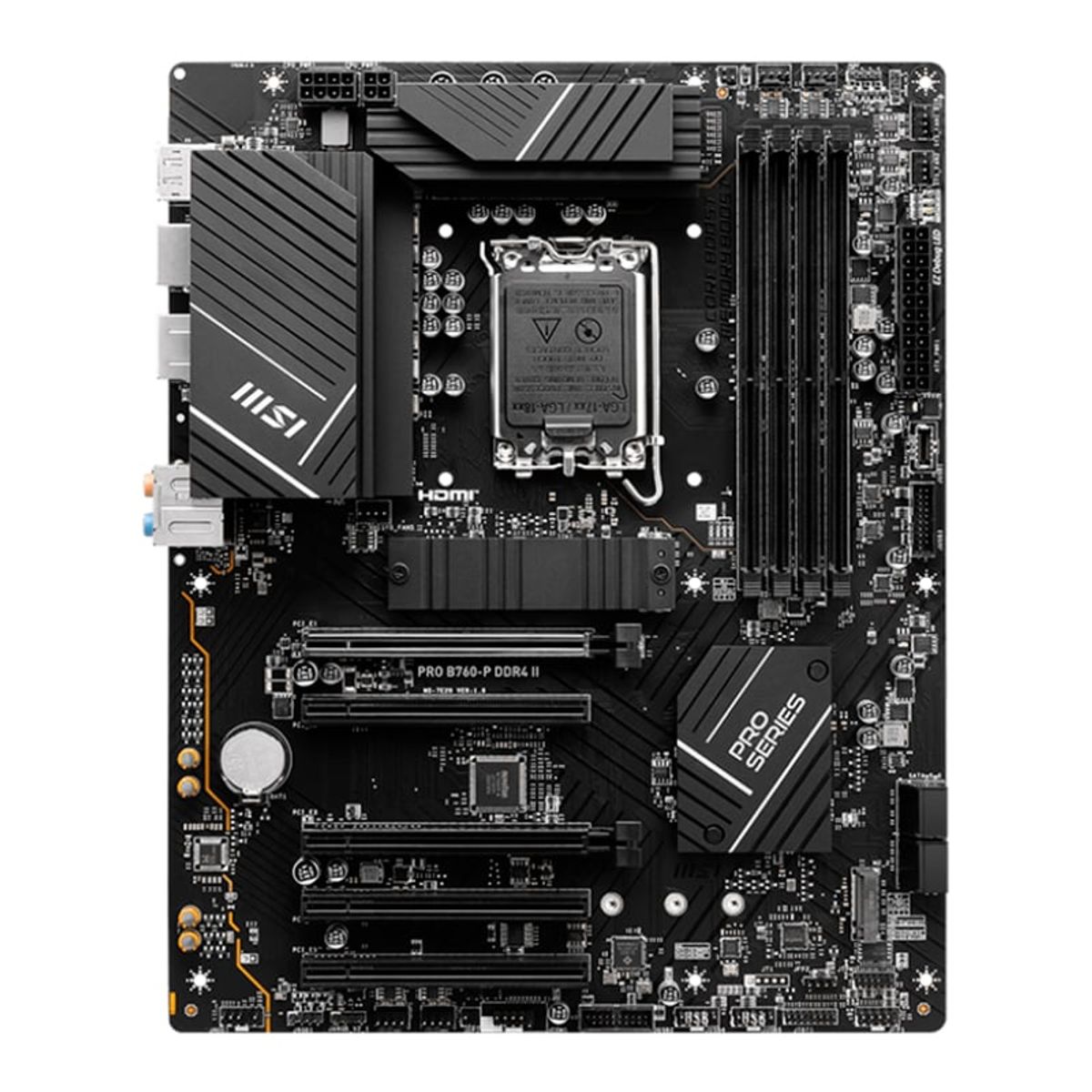 MSI - MOTHERBOARD MSI PRO B760-P DDR4 II CHIPSET INTELB760 LGA1700 HDMI DP