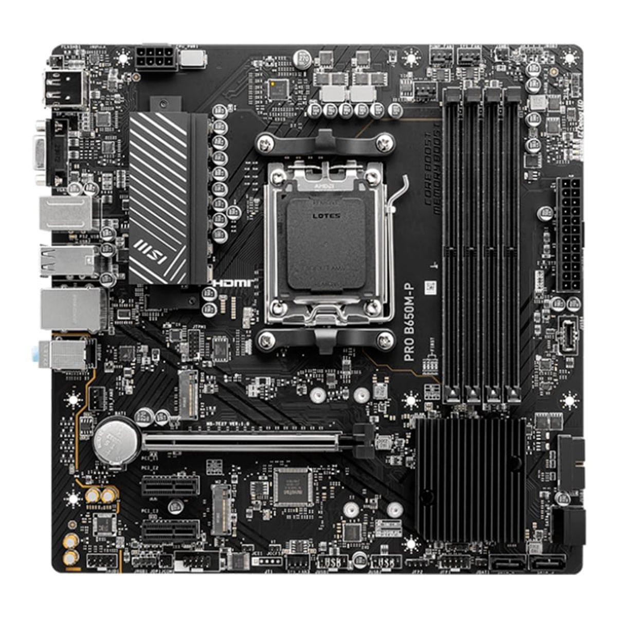 MSI - MOTHERBOARD MSI PRO B650M-P CHIPSET AMD B650 SOCKET AMD AM5